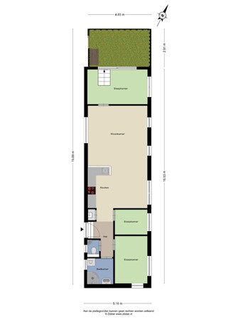 Floorplan - Soestdijksekade 869, 2574 AX Den Haag